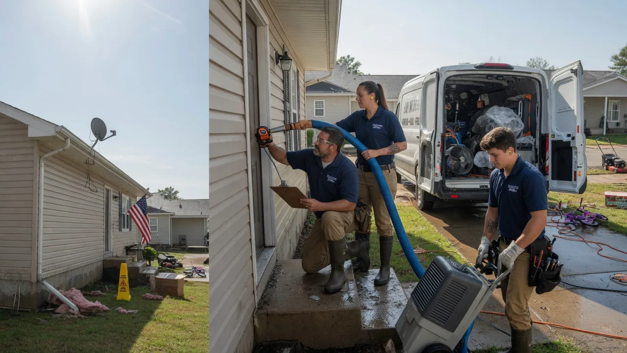 Ceiling Water Damage Restoration in La Vergne, TN near me